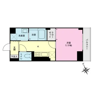 プライムネクサス穴守稲荷【3階】の間取り