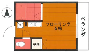 グレース竹ノ塚【1階】の間取り