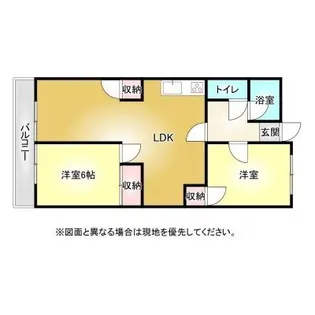 アーバンコート中須賀【3階】の間取り