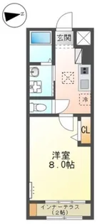 Bloom吉野作II【1階】の間取り