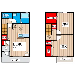茨城県日立市鮎川町1【一戸建】の間取り