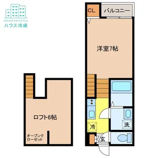 フォレスト飯盛【1階】の間取り