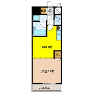 岐阜県岐阜市真砂町8【マンション】の間取り