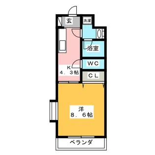 プロビデンス【1階】の間取り