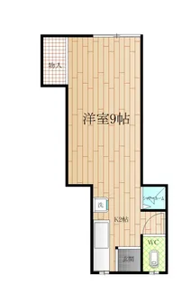 コーポめだか【2階】の間取り