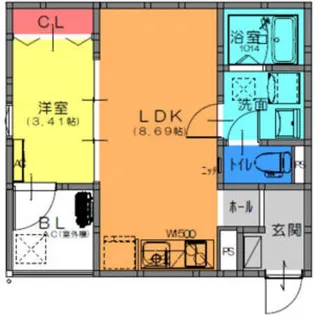 F+style西取石4号館【3階】の間取り