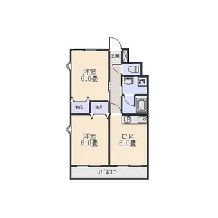 スカイピュア【1階】の間取り