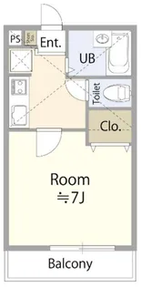 スタジオーネ参番館【1階】の間取り