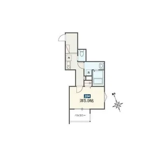 MELDIA Petia渋谷【3階】の間取り