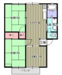 ハウス敬I【1階】の間取り