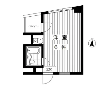 東京都目黒区下目黒3【マンション】の間取り