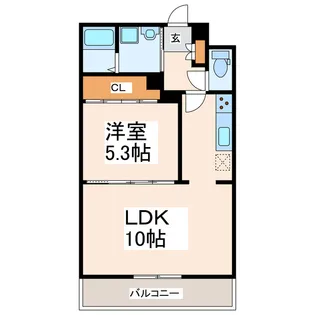 エルフィナ八王寺A・B・C・D【4階】の間取り