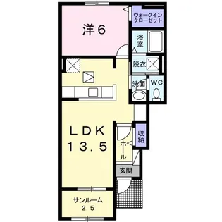 リスブラン A【1階】の間取り