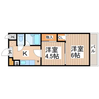 ファーストハイツ【4階】の間取り