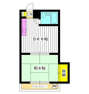 東京都練馬区平和台3【マンション】の間取り