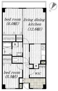 アーベイン世田谷【7階】の間取り