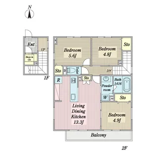 Ramo吉祥寺【2階】の間取り