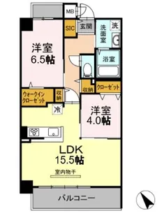 メゾン・クレールモンテ天久【3階】の間取り