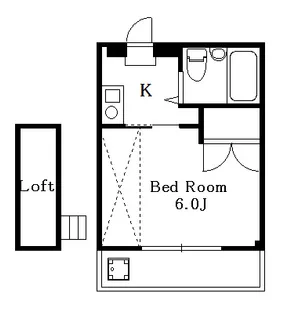 メゾンパステル【2階】の間取り