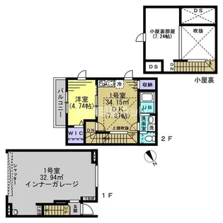 グランデュールDの間取り