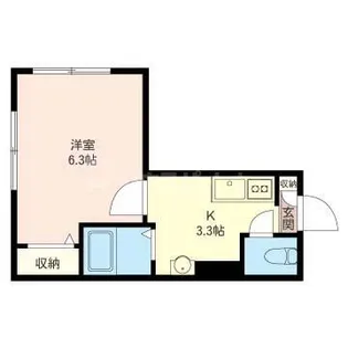 カサメント舎人【1階】の間取り