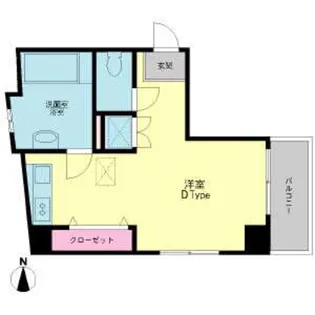 キャメロット千人町【3階】の間取り