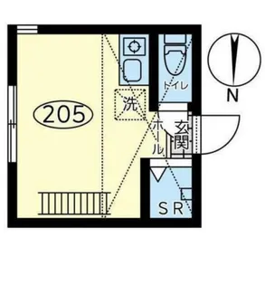 ユナイト台町シャルル・エドワード【2階】の間取り