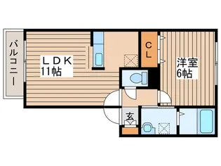 スターハイツ【1階】の間取り