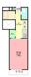 コーラルK【1階】の間取り