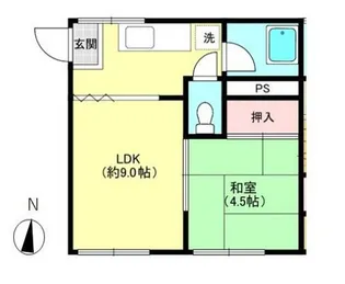 さくらハイツ【1階】の間取り