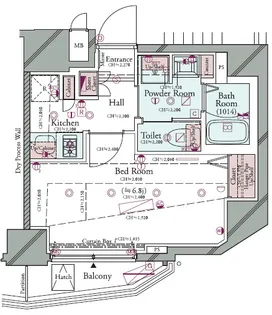 1Kの間取り画像