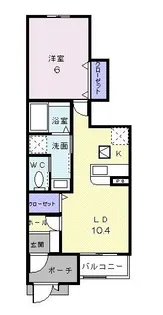 サンリット パレス【1階】の間取り