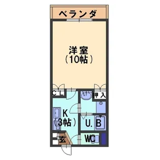 長坂台ツインマンションI・II番館【1階】の間取り