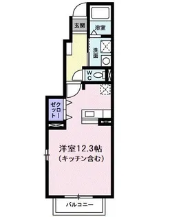 埼玉県さいたま市見沼区大字蓮沼【アパート】の間取り