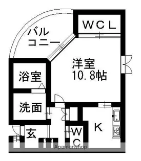 杏(アプリコット)【2階】の間取り