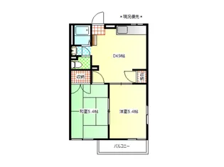 メゾン ド シュー【2階】の間取り
