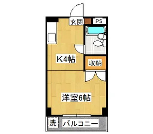 小平サニーハウス【1階】の間取り