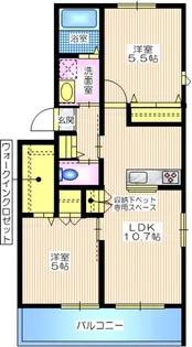 casa fuerte【2階】の間取り