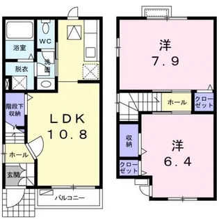 ヴィラ ウィングスIの間取り