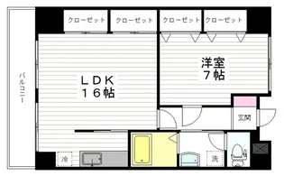 コンフォート宮城野【9階】の間取り