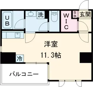 S.S.キューベライズ【10階】の間取り