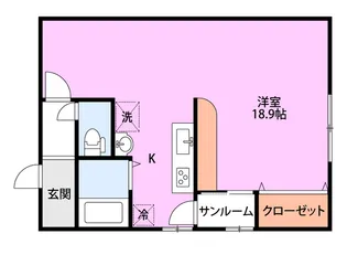 銀河梁【1階】の間取り
