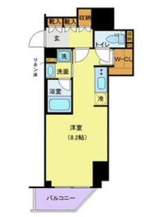 メイクスデザイン芝公園【2階】の間取り