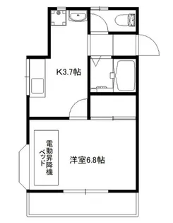 アヴェイラ朝霞【1階】の間取り