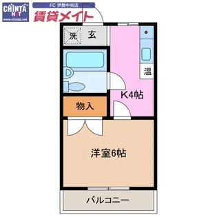 リバーサイドふじなみ【2階】の間取り