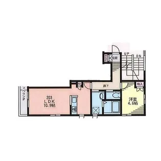 キャッスルハラ【2階】の間取り