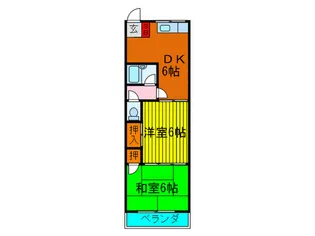 山口マンション【2階】の間取り