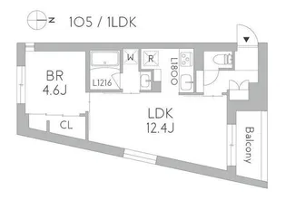 GranDuo千歳烏山【1階】の間取り