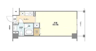 東京都新宿区山吹町【マンション】の間取り