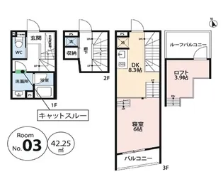 feel CnB【1階】の間取り